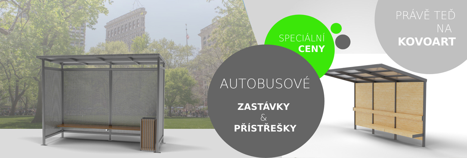 Autobusové zastávky a přístřešky